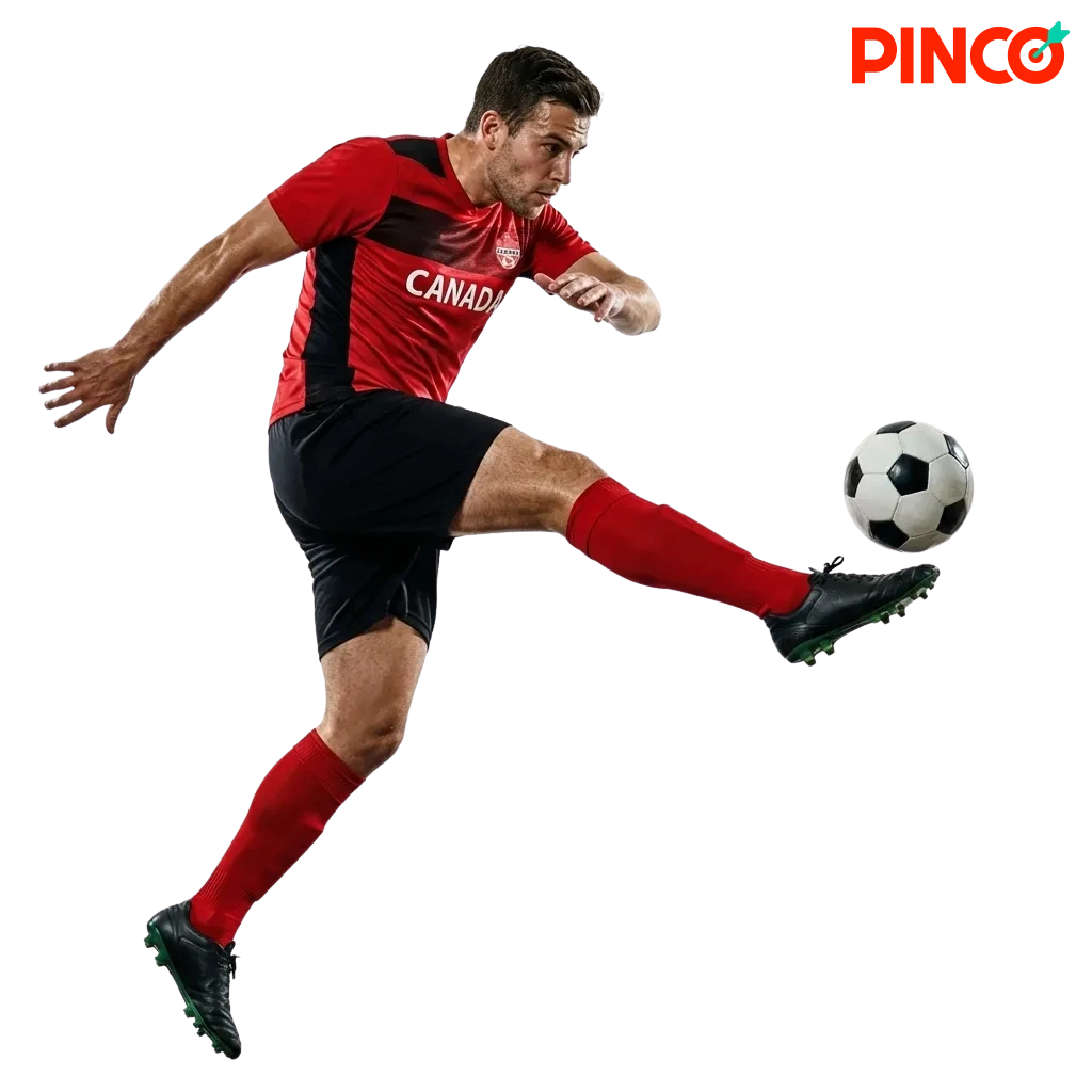 Pariez sur le football avec Pinco au Canada - bonus jusqu'à 7 500 $ CA et accès aux ligues majeures et paris en direct.