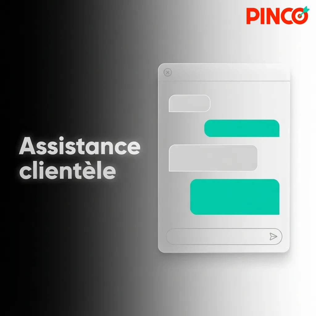 Équipe de support clientèle disponible 24/7 via chat en direct, courriel, FAQ et formulaire de contact pour assistance