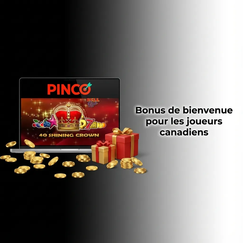 Welcome bonus offer for Canadian casino players showing deposit match and free spins promotion details