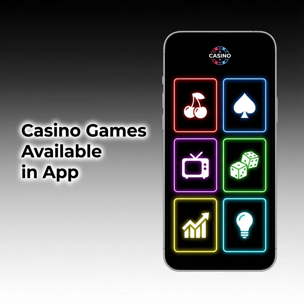 Colorful grid of casino game thumbnails showing slots, roulette, and card games available on Pinco app interface