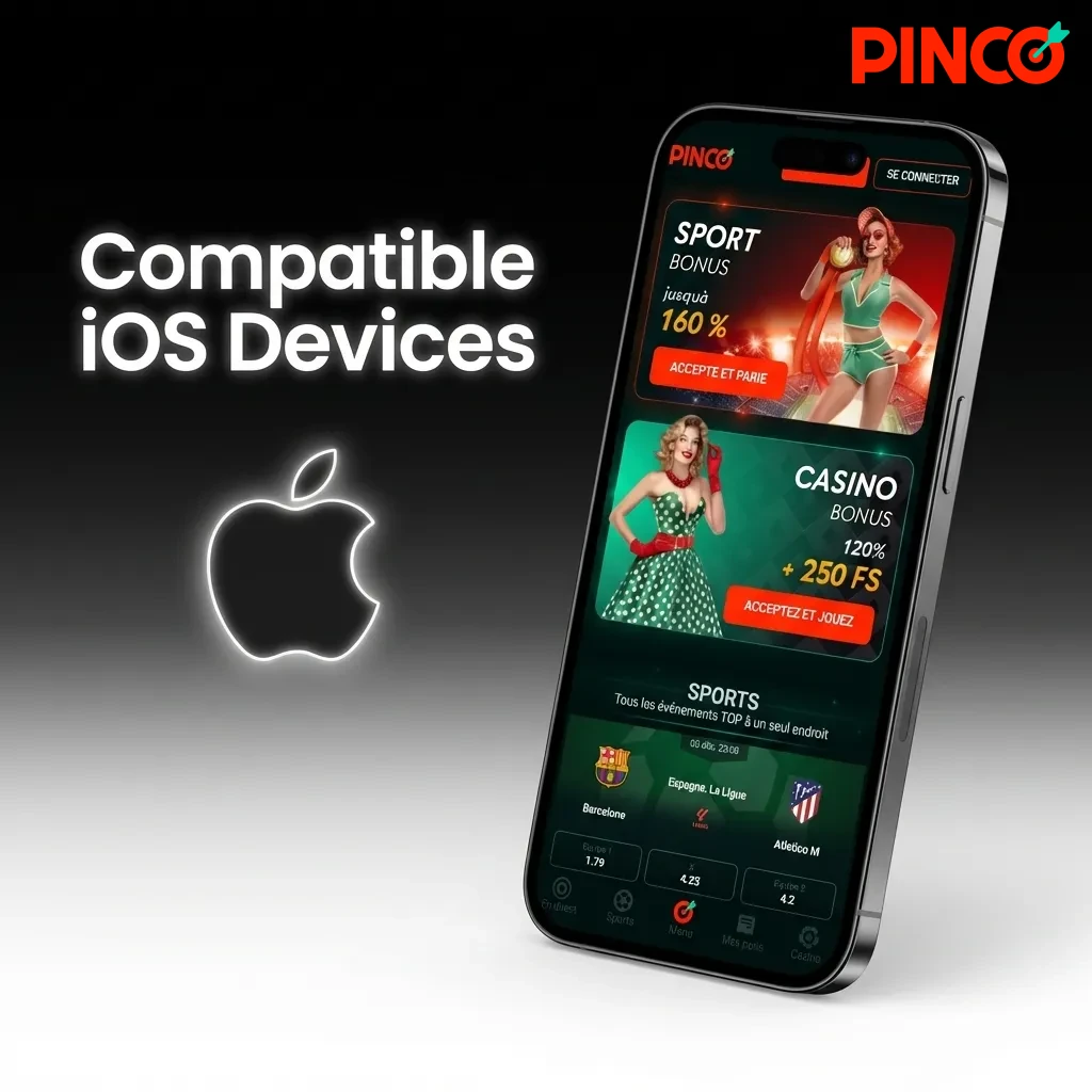 List of compatible iOS devices including iPhone X through 15 series, iPad Pro, iPad Air, and iPad Mini models