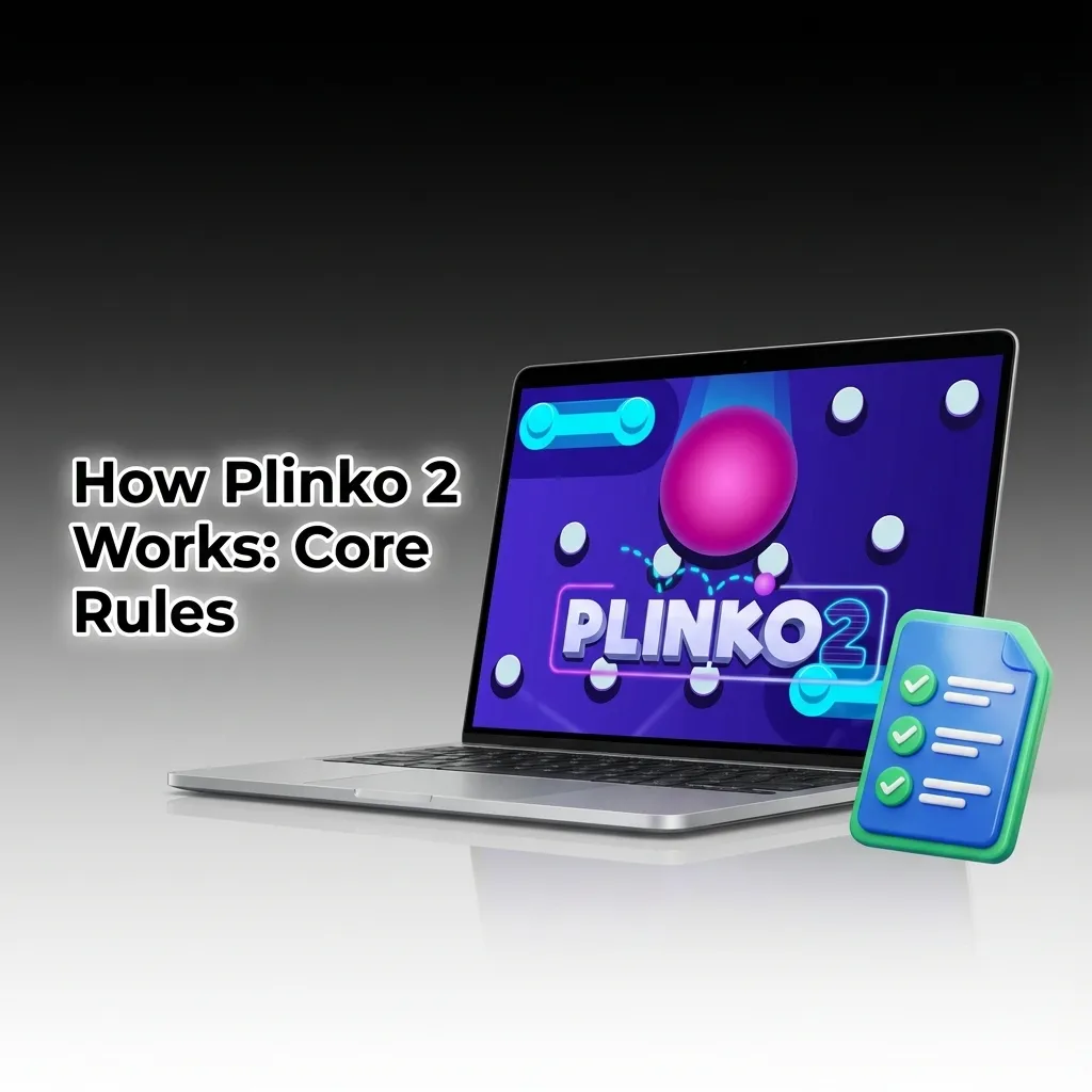 Ball drops through pegs on board, landing in multiplier slots that determine payout based on bet and risk level