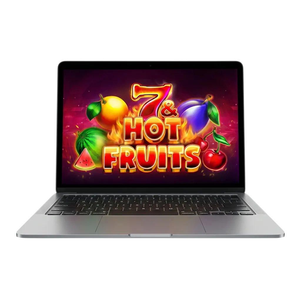 Interface du jeu de machine à sous 7 & Hot Fruits en ligne au Canada.