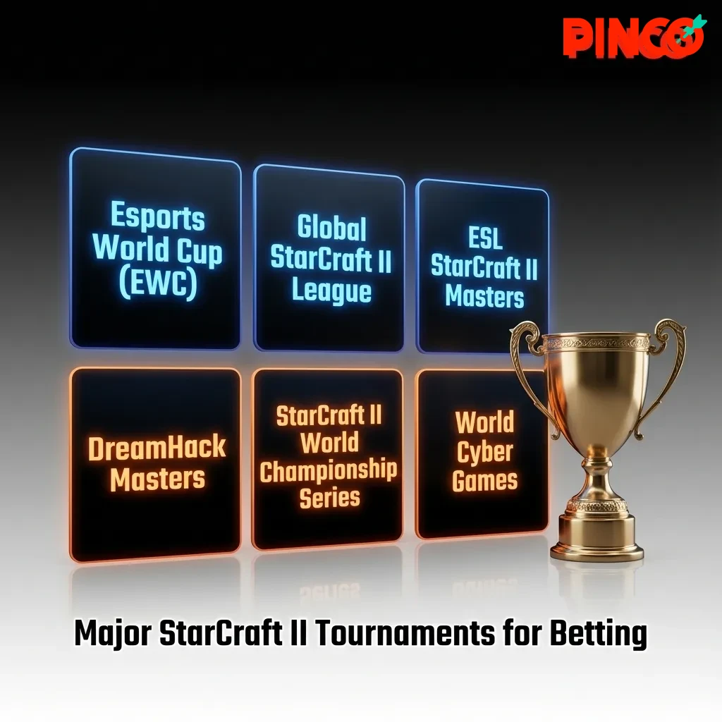 Professional StarCraft II tournament players competing on stage with screens displaying intense strategic gameplay action