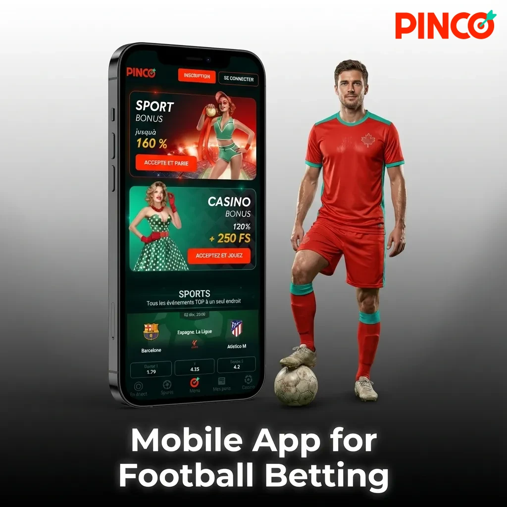 Mobile app interface showing football betting options, match odds, and bet slip on smartphone screen