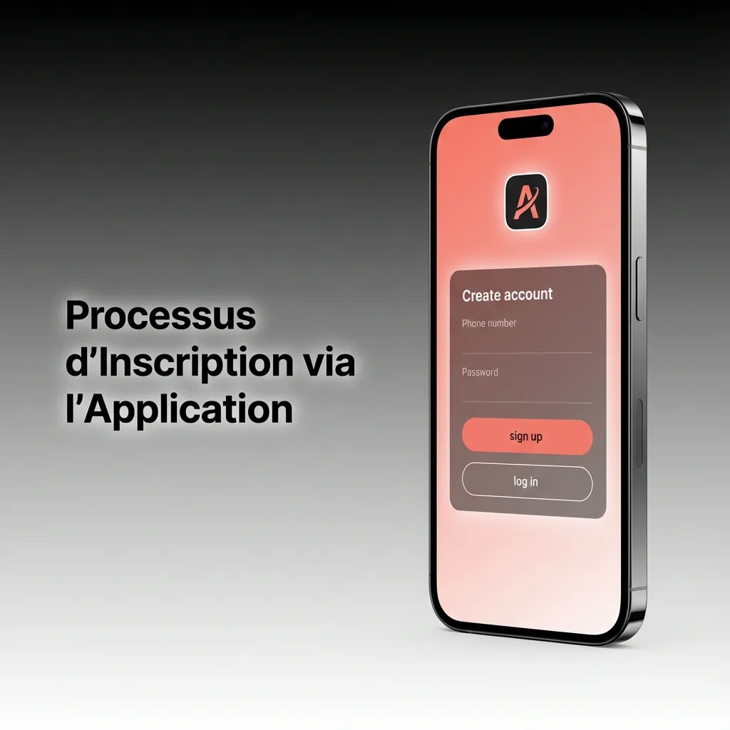 Guide d'inscription rapide sur l'application mobile en 5 étapes simples pour créer un compte en moins de trois minutes