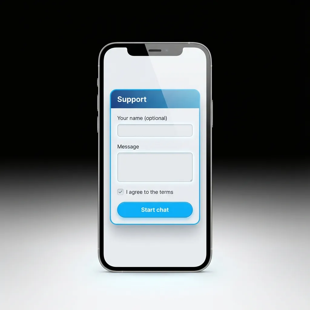 Pinco customer support channels table showing 24/7 live chat, email, FAQ, and social media contact options with response times