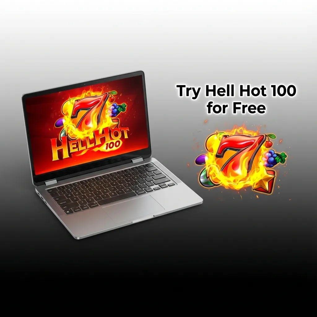 Players testing Hell Hot 100 slot demo on mobile device with virtual credits before wagering real money