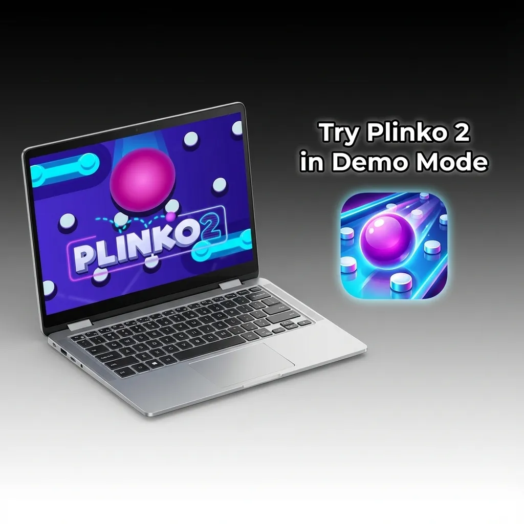 Players testing Plinko 2 demo mode with virtual credits to learn game mechanics and risk settings before real-money play.