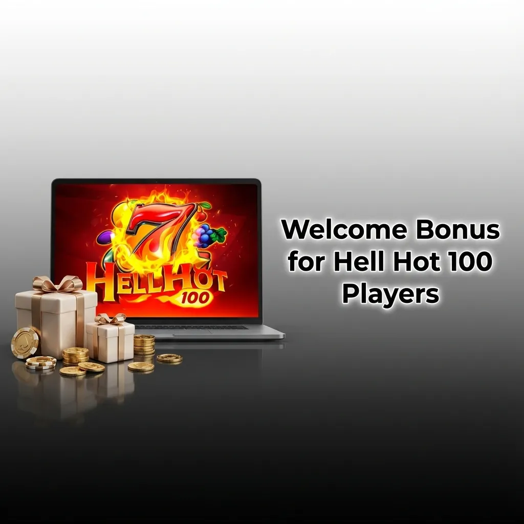 Pinco Casino welcome bonus promotion for Hell Hot 100 players showing 120% match up to C$7,500 plus 250 free spins offer