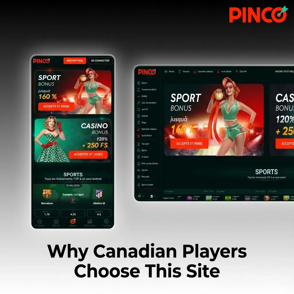 Canadian gaming platform featuring instant Interac transactions, dual bonuses, live dealers, and mobile access